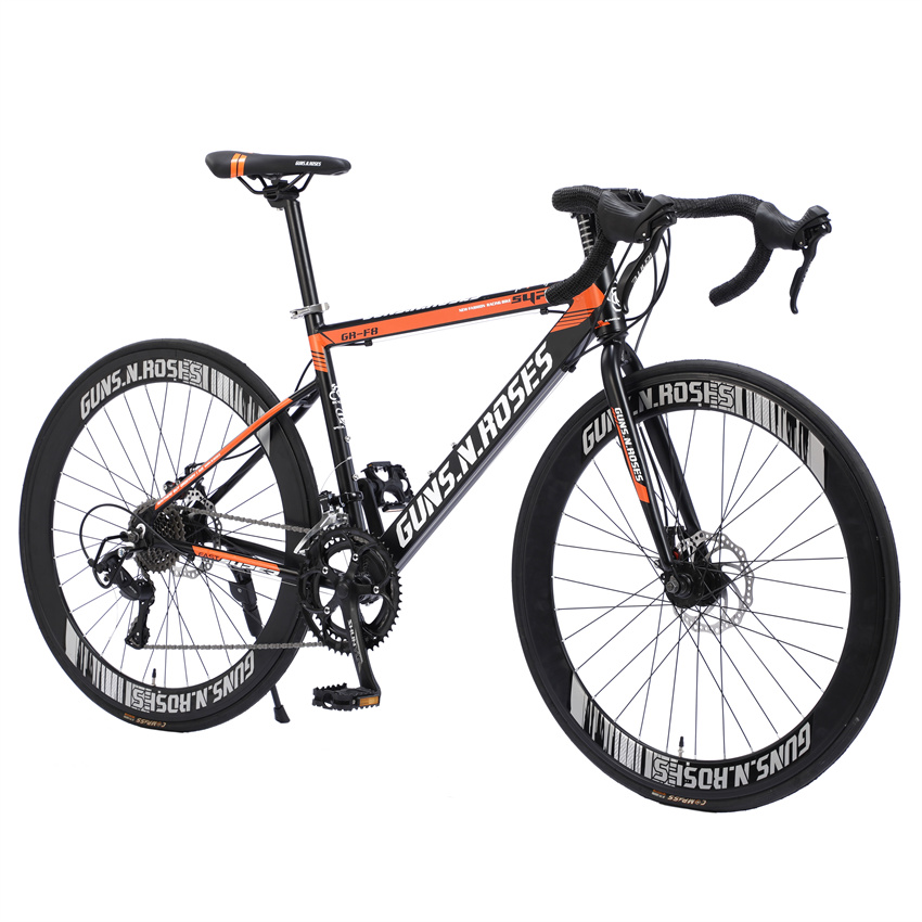 700C 22 Speed Carbon Road Bike Carbon Fiber Gravel Bicycle for Adult Disc Brake Complete Racing Bicycle