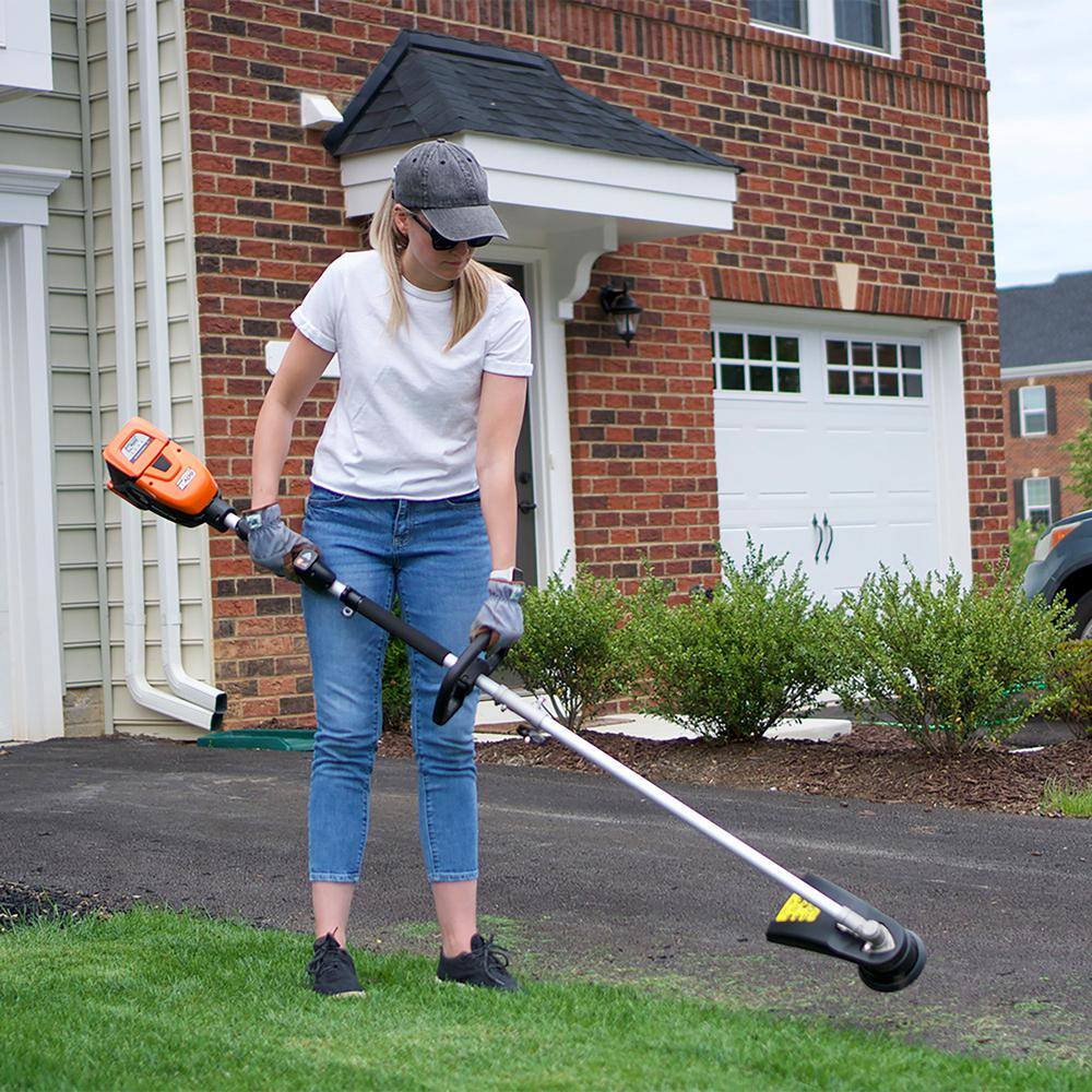 YARD FORCE YF60vRX-HHC9 60-Volt Cordless 2.5 Ah Lithium-ion Line Trimmer， 2 Batteries and Charger Combo Kit (4-Tool)