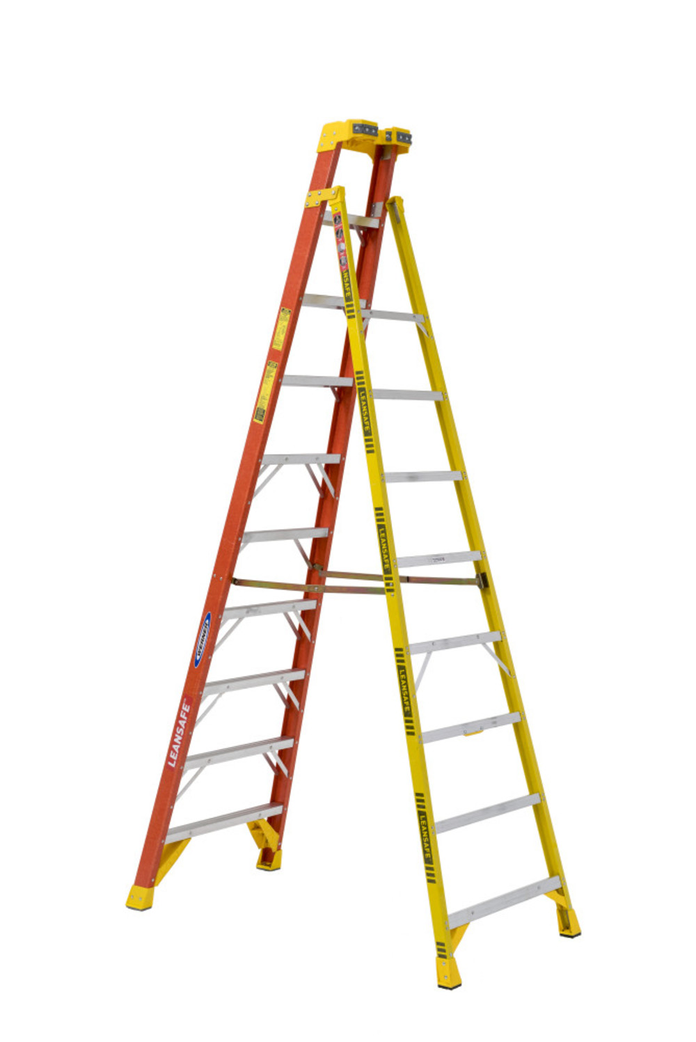 10Ft LEANSAFE Type IA Fiberglass Leaning Ladder