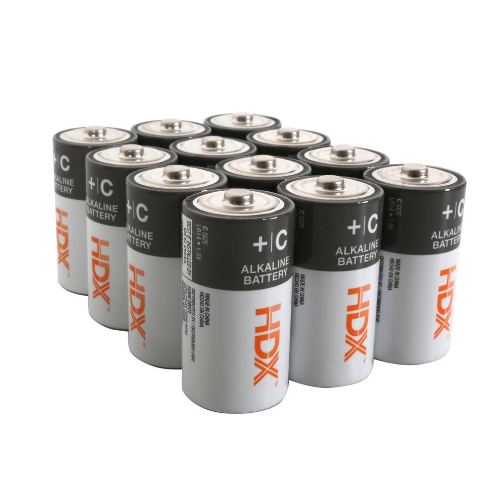 HDX C Alkaline Battery (12-Pack) 7121-12PDQ