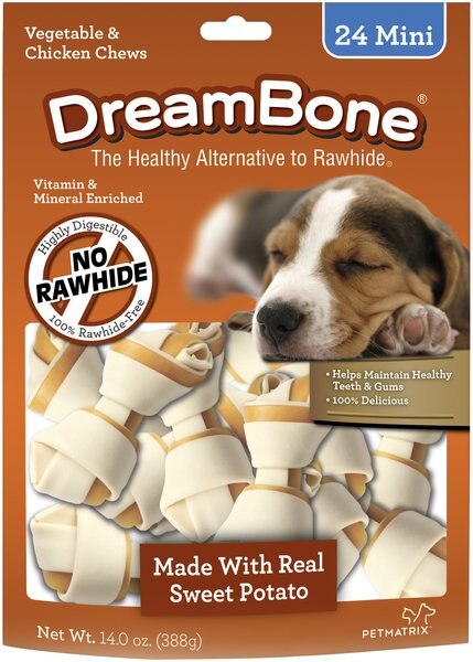 DreamBone Mini Sweet Potato Chews Dog Treats