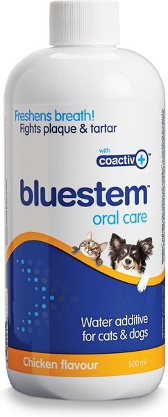 Bluestem Oral Care Chicken Flavored Dog and Cat Dental Water Additive