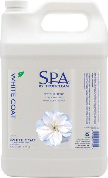 TropiClean Spa Color White Coat Shampoo for Dogs and Cats