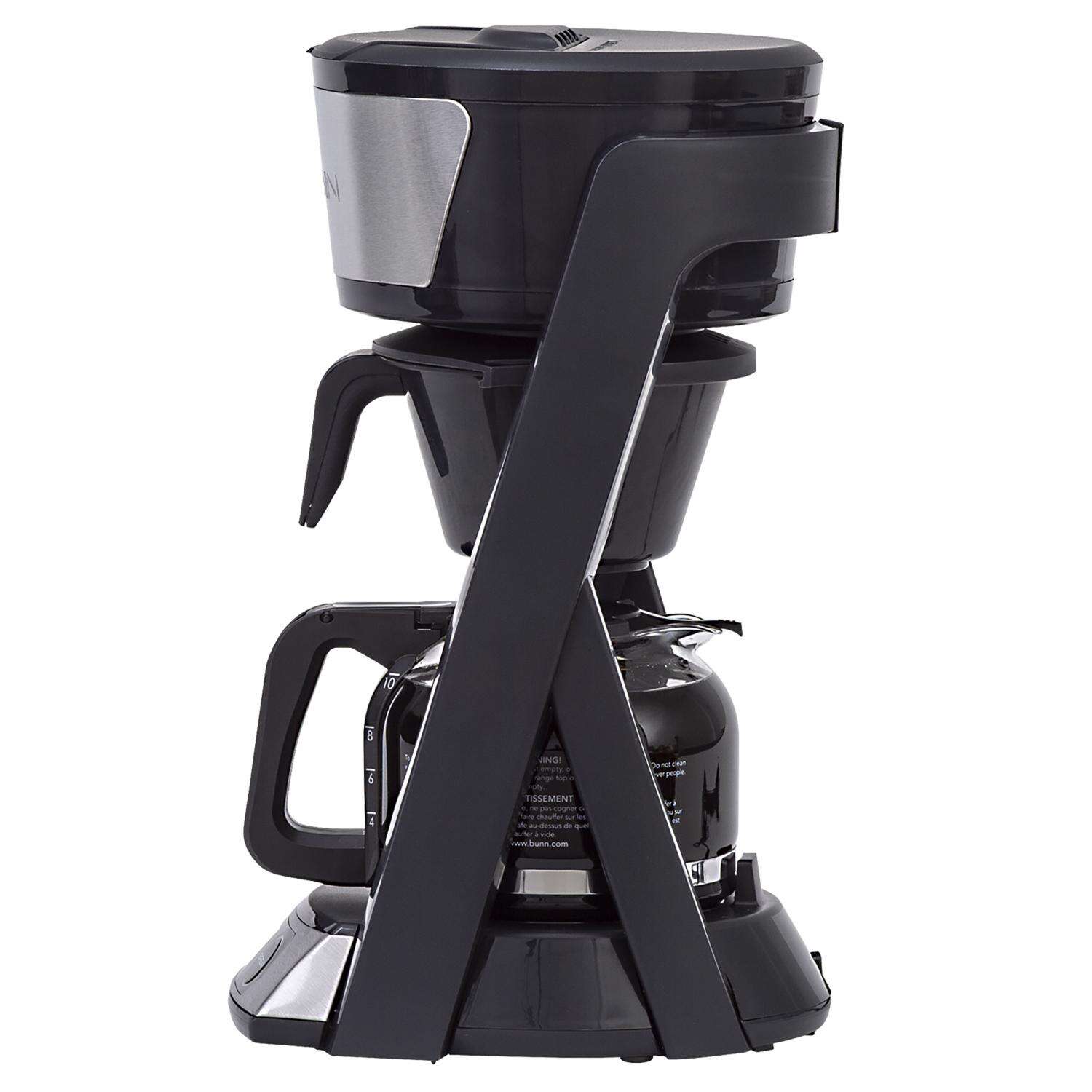 BUNN Heat N Brew 10 cups Black/Silver Coffee Maker