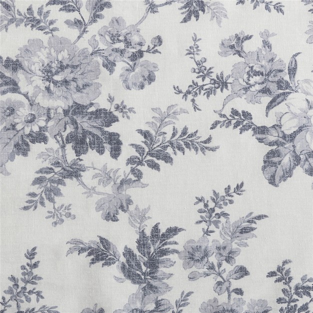 Laura Ashley Annalise Floral Valance 50x25 Grey