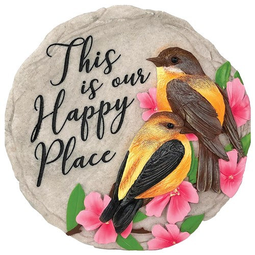 Spoontiques 13219 Happy Place Stepping Stone 13219 Happy Place Stepping Stone