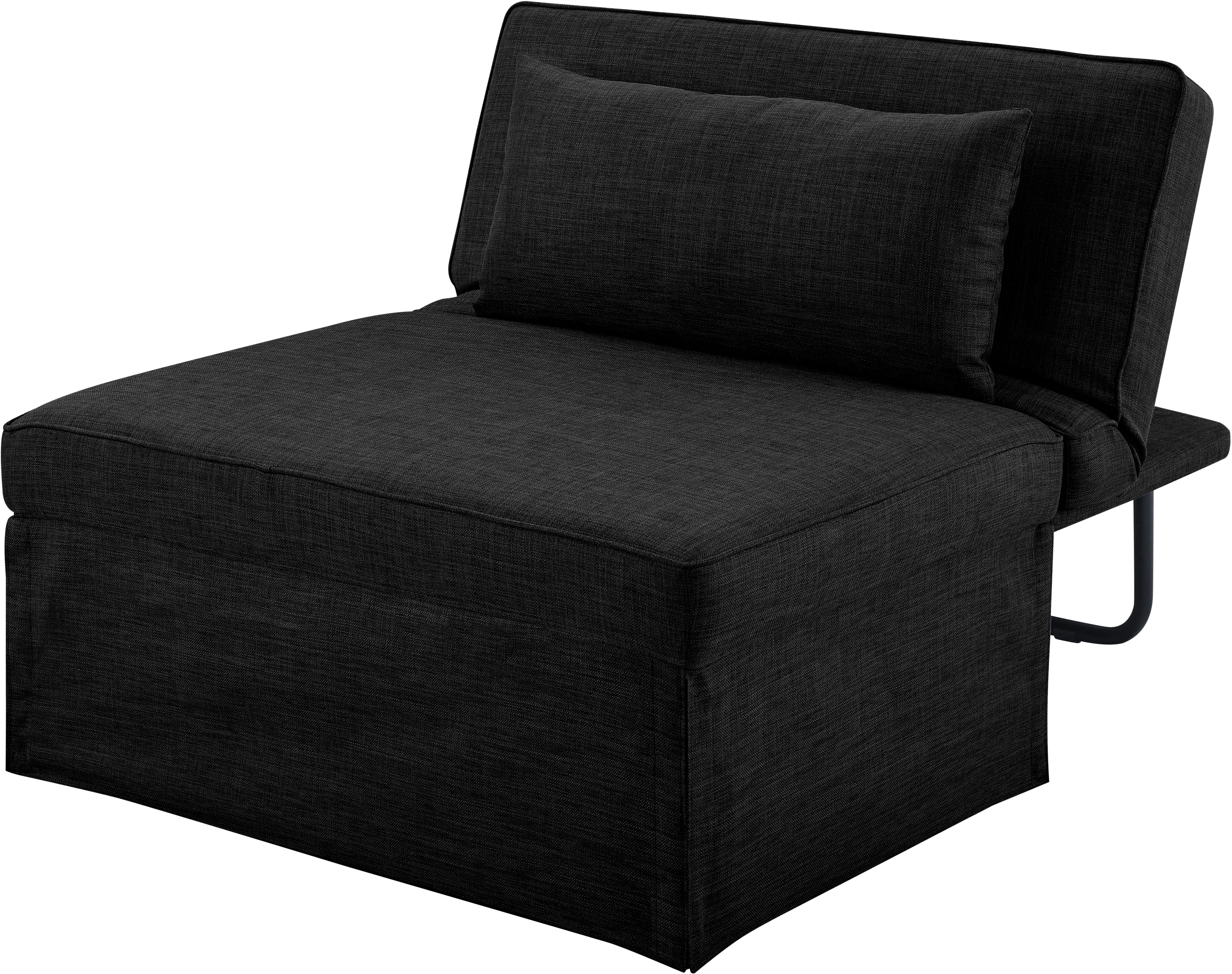 Rori Black Otto-Kube Multi-Positional Ottoman