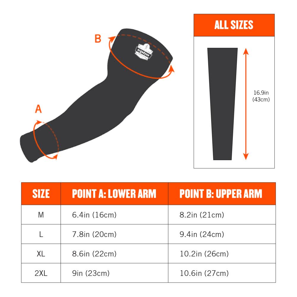 Ergodyne Chill-Its 6690 2XL Lime Cooling Arm Sleeves ;