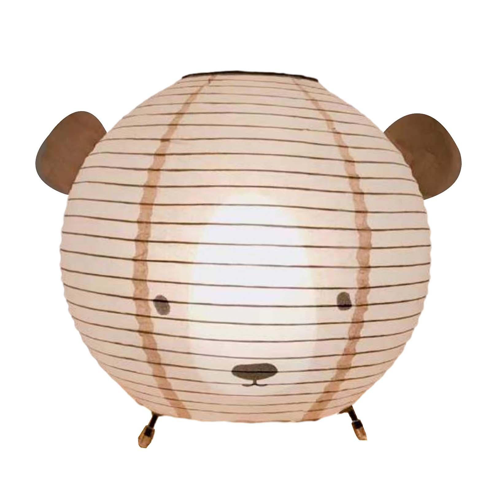 Bear Table Lamp Paper Lamp Shade Nightlight For Bedroom Cabinet Housewarming