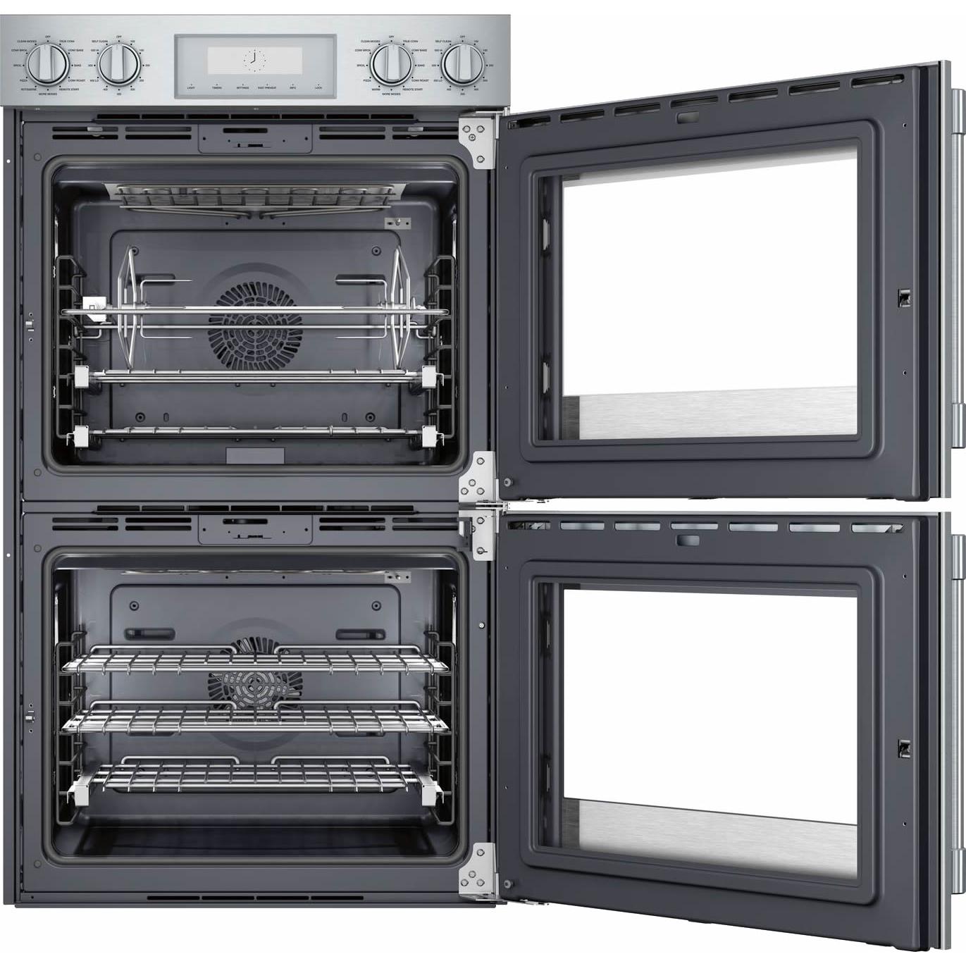 Thermador 30-inch, 9.0 cu.ft. Built-in Double Wall Oven with Home Connect POD302RW