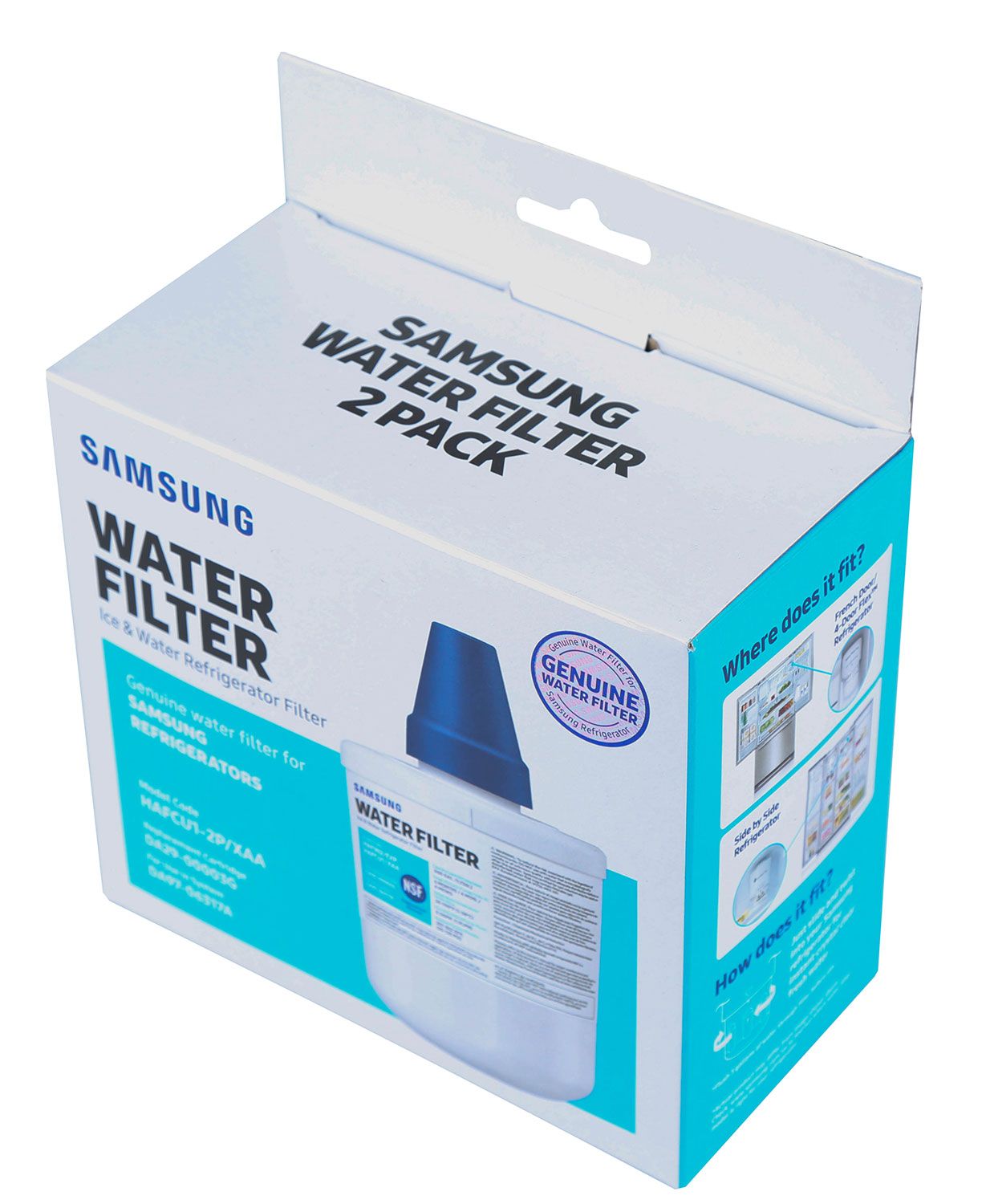  2-Pack Refrigerator Water Filter