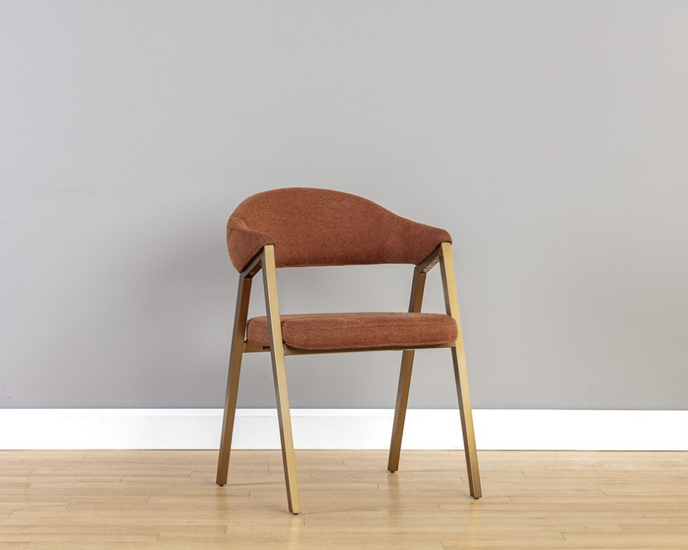 Burgos Dining Armchair   Midcentury   Dining Chairs   by Sunpan Modern Home  Houzz