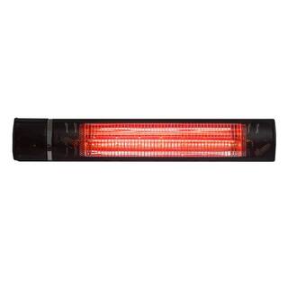 Hiland 1500-Watt Infrared Wall Mount Black Electric Patio Heater HIL-TW15R