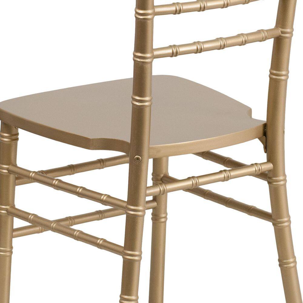 Flash Furniture Hercules Series Gold Wood Chiavari Chair XSGOLD