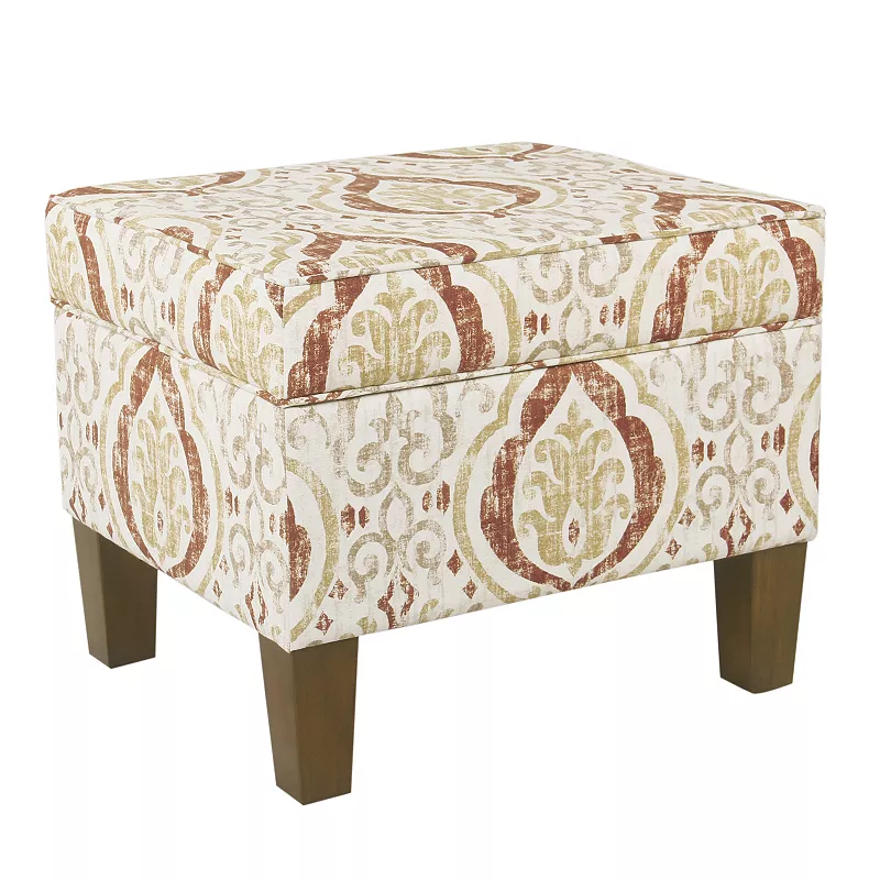 HomePop Medallion Square Ottoman