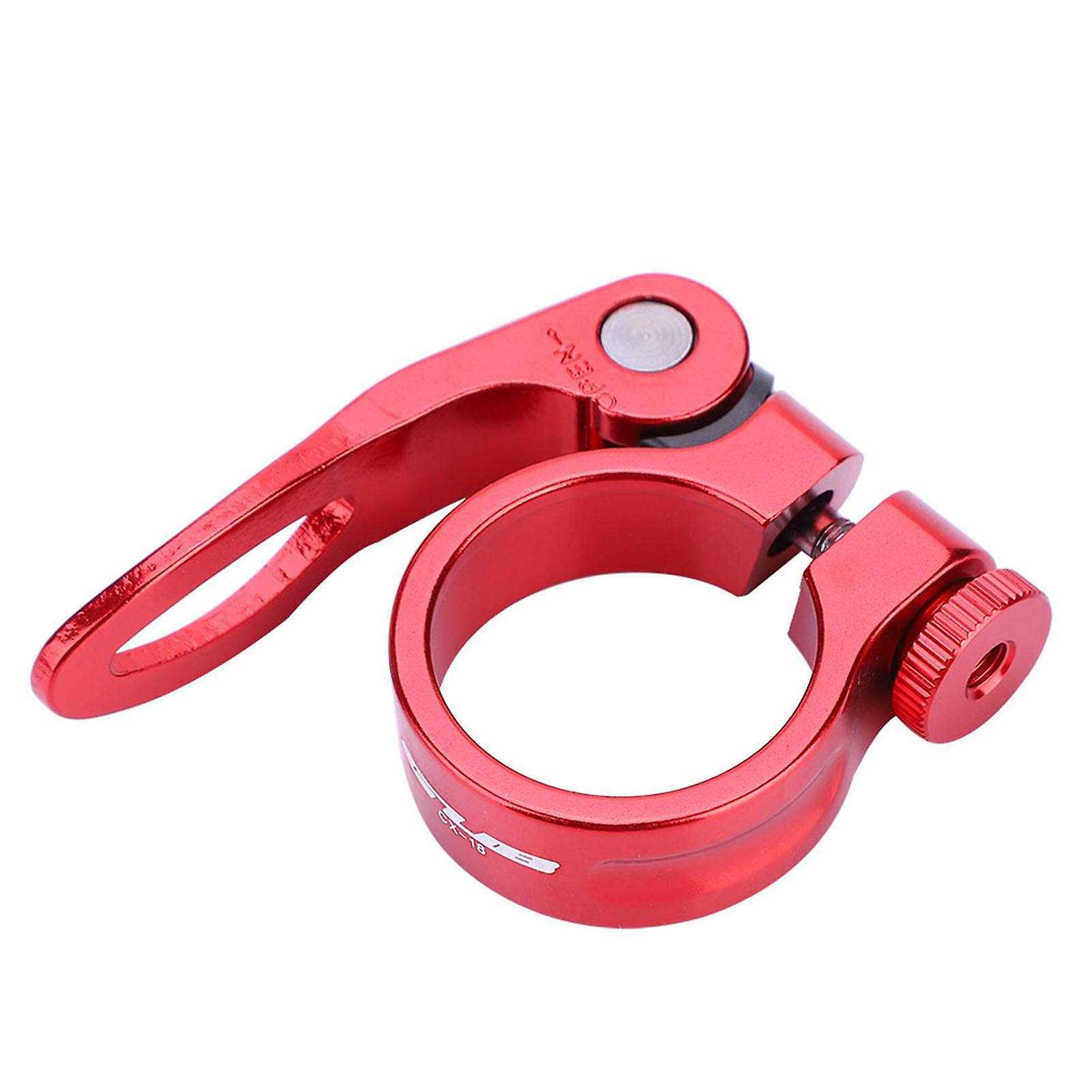 Gub Cx-18 Quick Release Road Bike Bicycle Aluminum Alloy Seatpost Seat Post Clamp Red