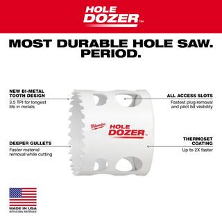 MW 4-12 in. Hole Dozer Bi-Metal Hole Saw 49-56-9649