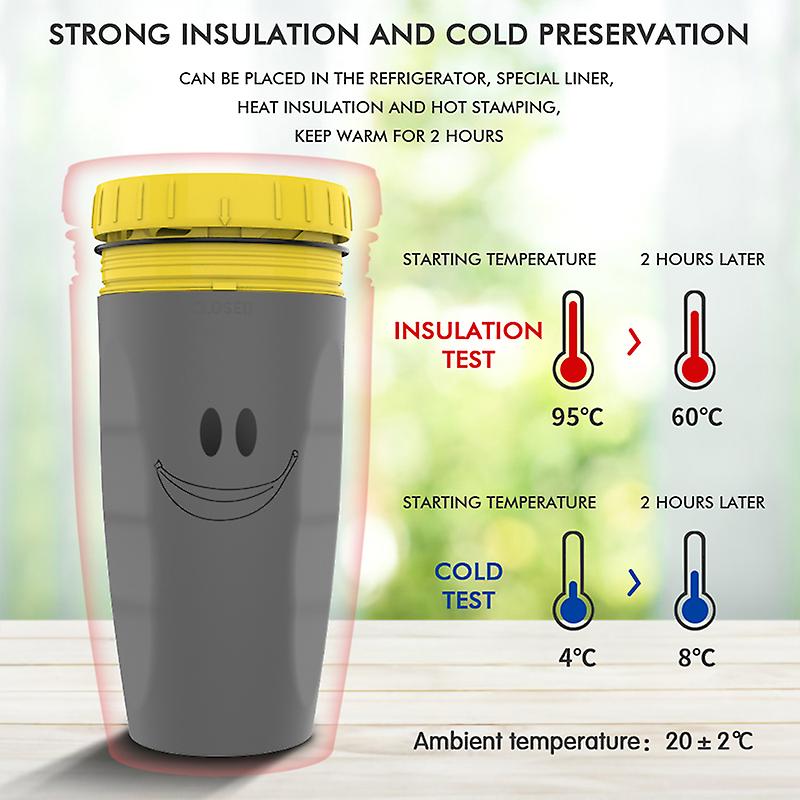 Cover Twist Cup Travel Portable Cup Double Insulation Tumbler Straw Sippy Water Bottles Portable For Children Adults