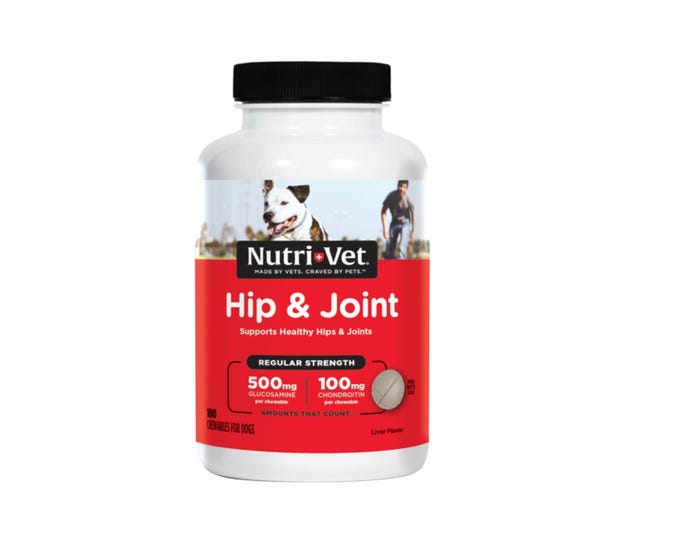 Nutri-Vet Regular Strength Hip  Joint Chewables 180ct- 1001088