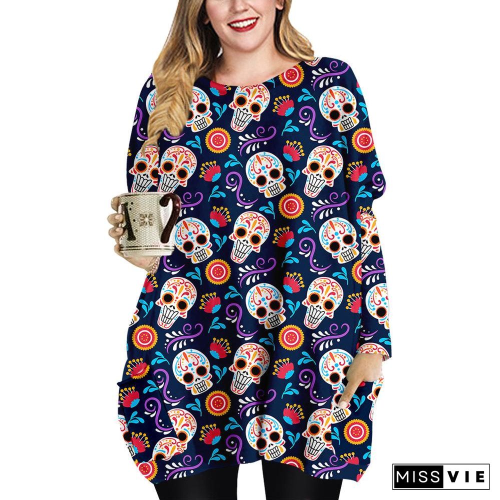 Halloween Series Printed Dress