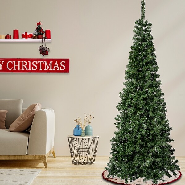 National Tree Company 7.5 ft. Linden Spruce Slim Wrapped Tree