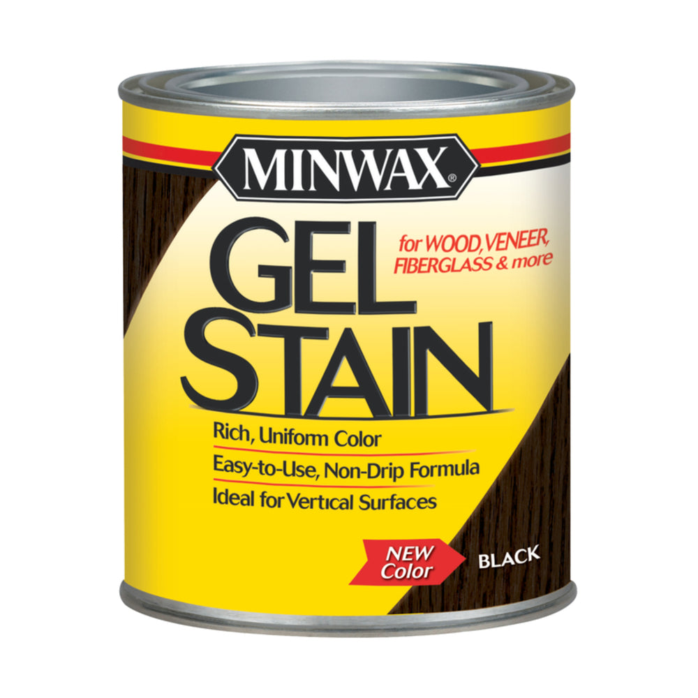 GEL STAIN BLACK 1QT