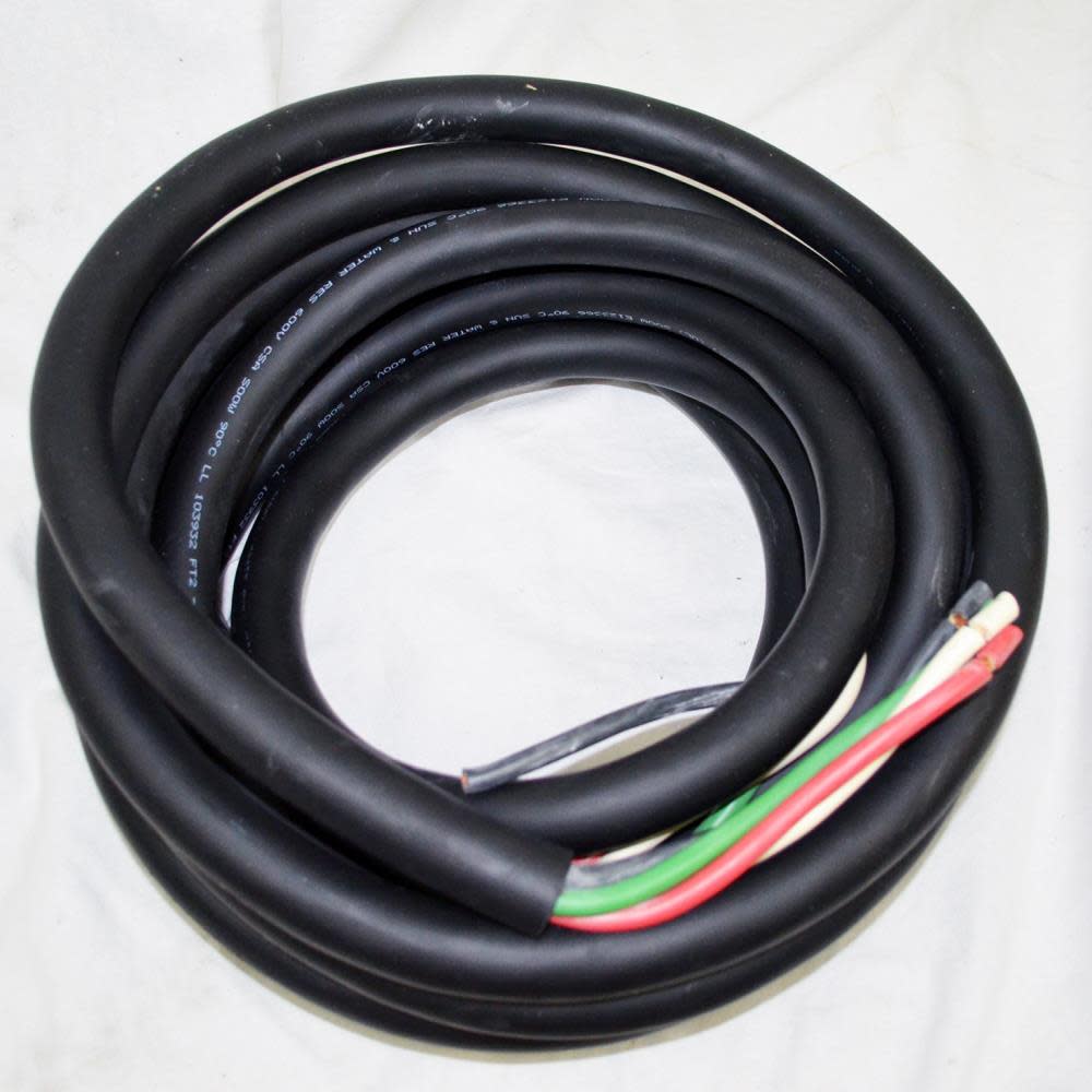 DW Cord Kit - 8-4 Gauge Wire 25 ft for DXH2003 Electric Heater - NO PLUG F102880 from DW