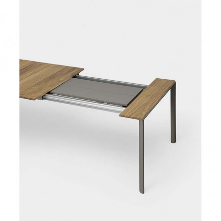 Table de jardin extensible KRISTALIA Maki， 6-10 personnes teck aluminium