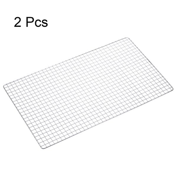 2pcs Square BBQ Grill Net 19.7