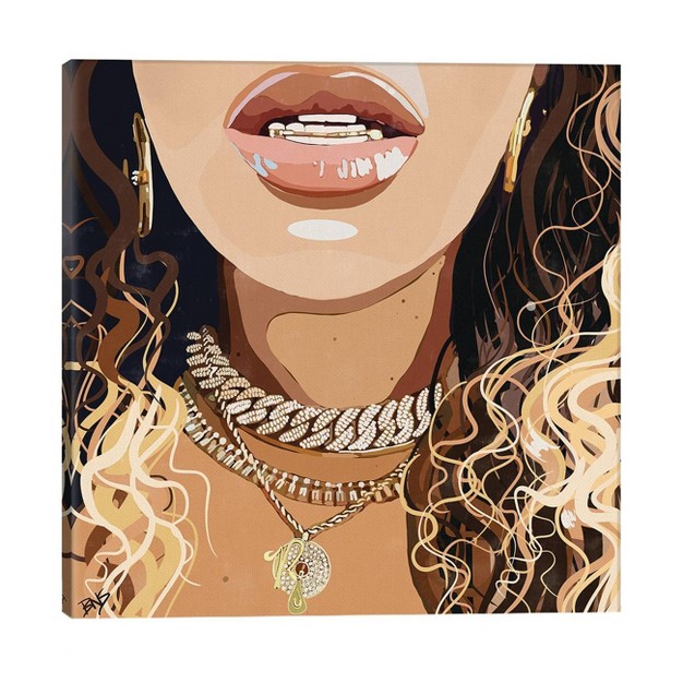 Bey Chains By Bria Nicole Unframed Wall Canvas Icanvas