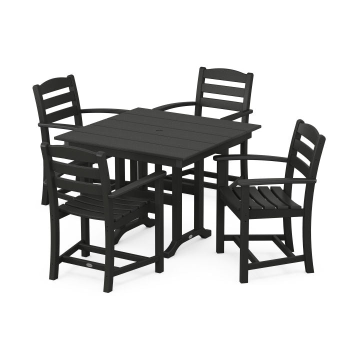 Polywood La Casa Café 5-Piece Farmhouse Dining Set PWS1146-1