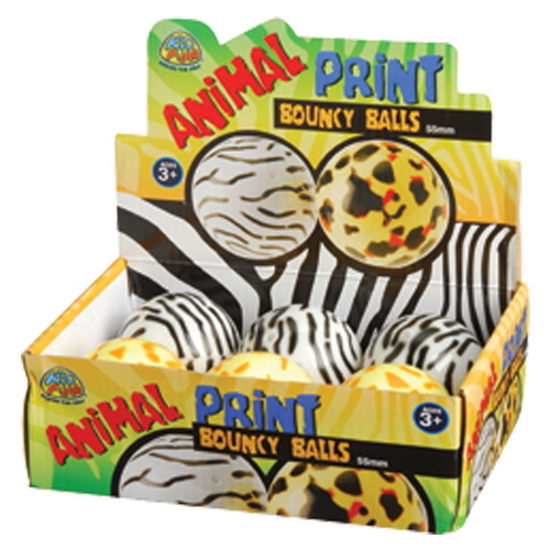 U.S. Toy GS779 Animal Print Bouncy Ball / 55mm