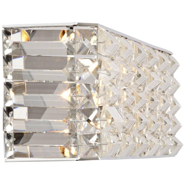 Light Bar Fixture Clear Crystal For Bedroom Bathroom Vanity Reading Living Room