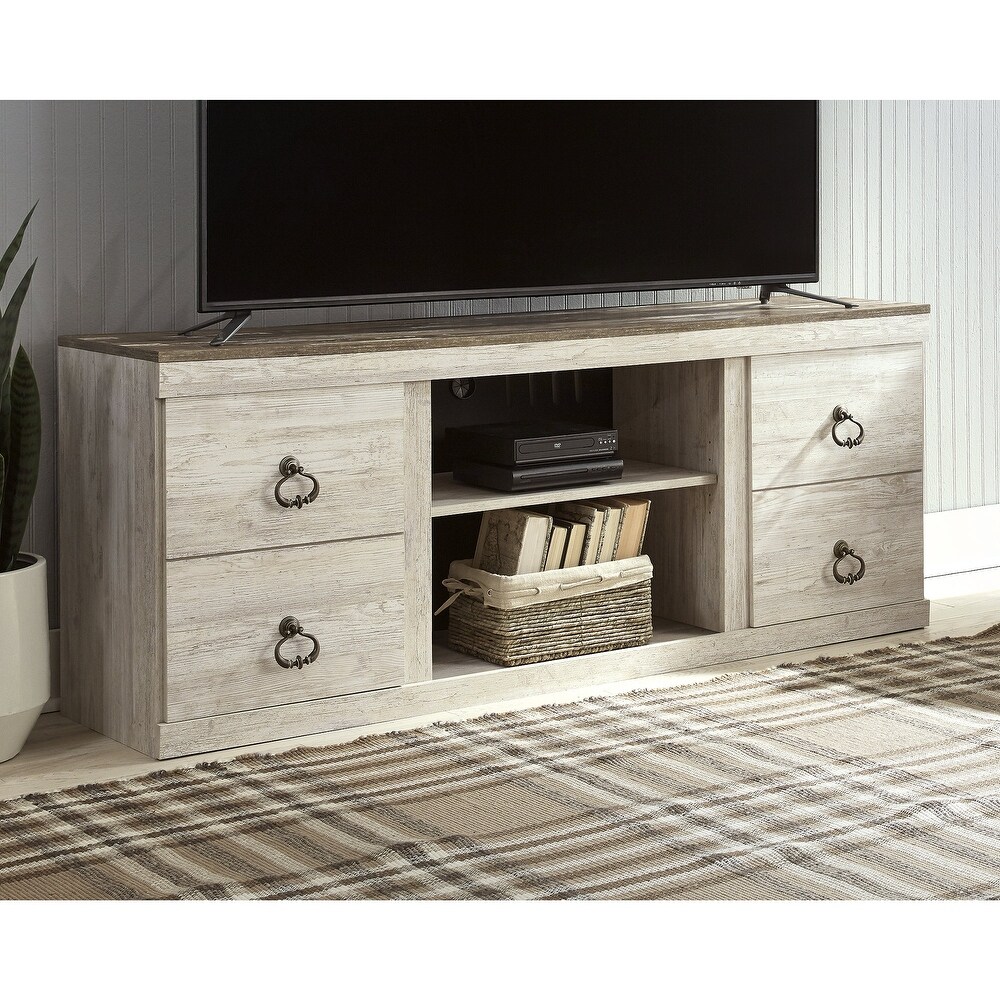 Signature Design by Ashley Willowton Woodgrain 60 inch TV Stand