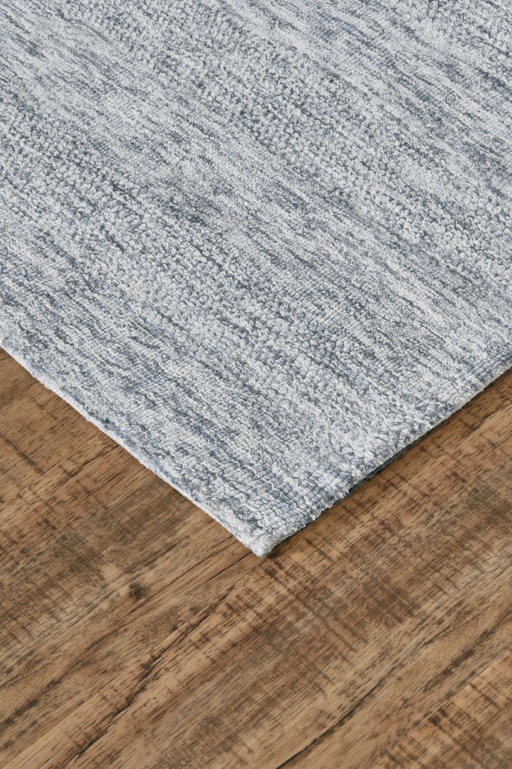 Pearl Hand Woven Blue and Gray Rug by BD Fine