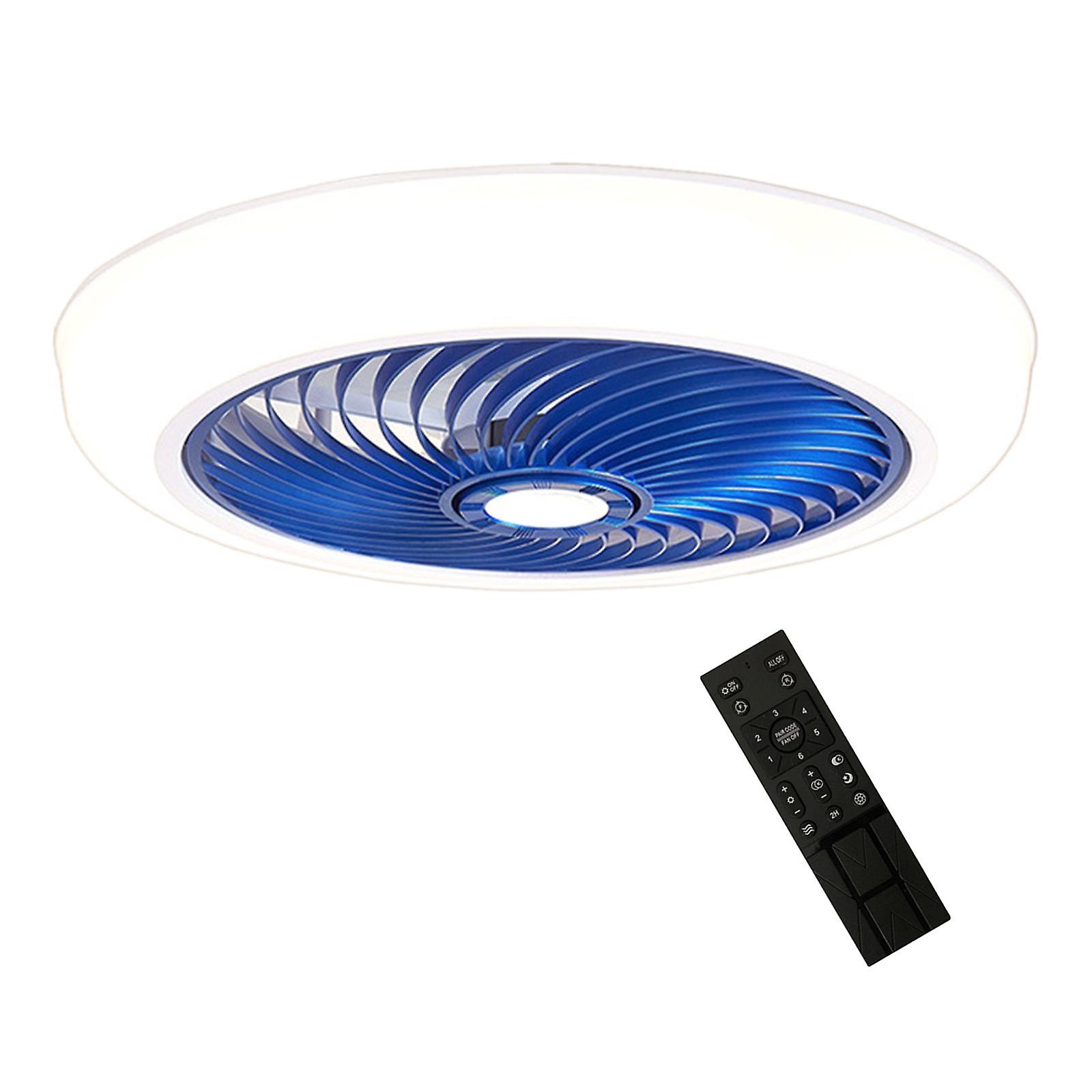 Ceiling Fan With Light Dimming Ceiling Lights For Kitchen Bathroom Cloakroom Blue