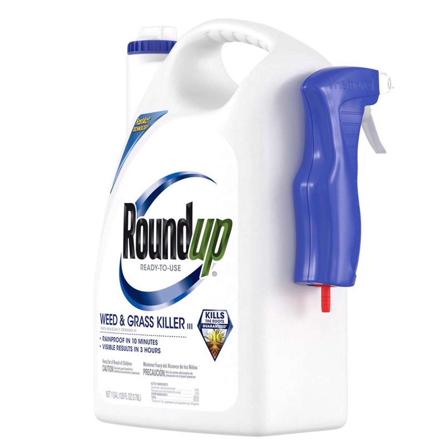 Roundup Weed and Grass Killer RTU Liquid 1 gal