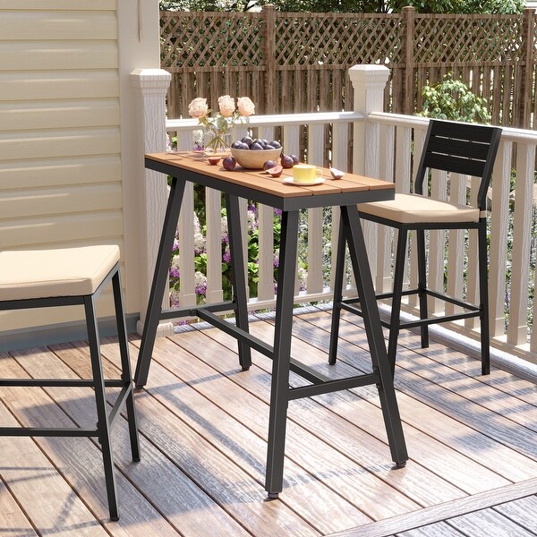 VredHom Outdoor Bar Table Bistro Dining Table