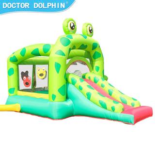 Oxford Fabric 420D Plus 840D Frog Inflatable Castle Bounce House Slide And Jumping with 350-Watt Blower HP-OF-F