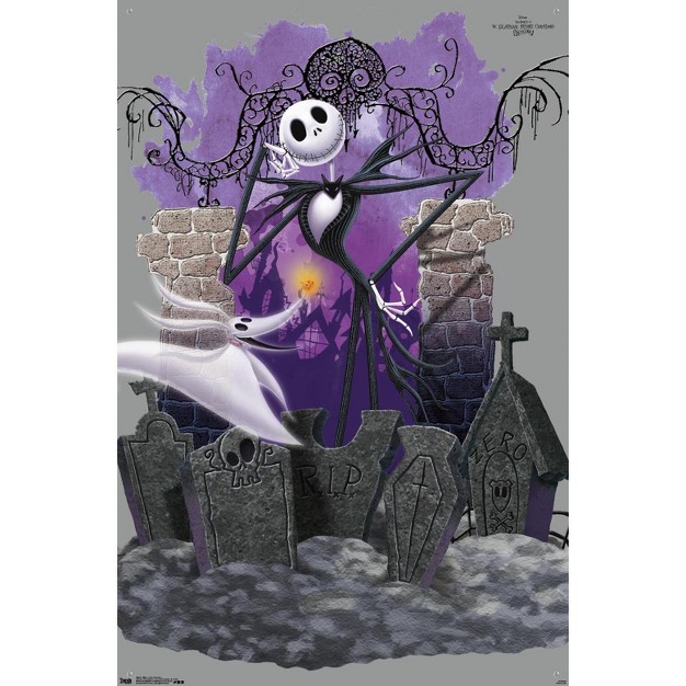 Trends International Disney Tim Burton x27 s The Nightmare Before Christmas Jack And Zero Unframed Wall Poster Prints