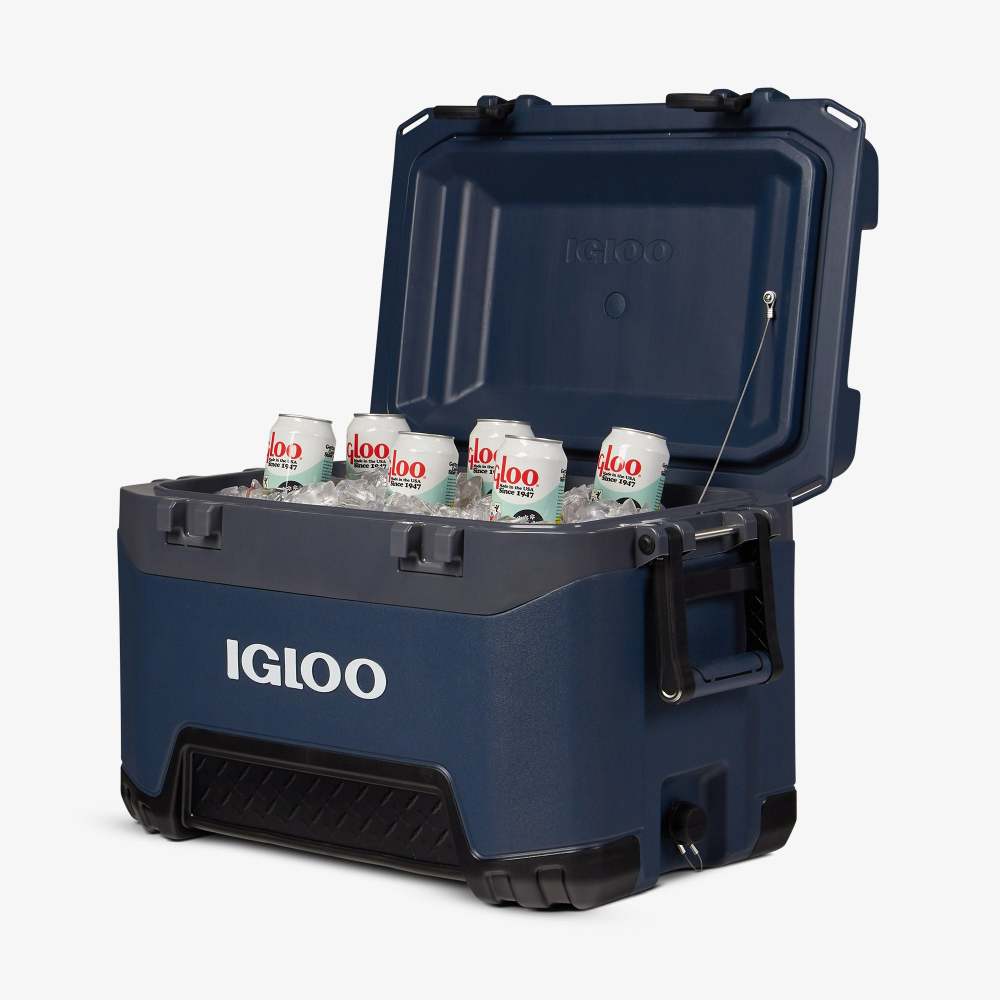 Igloo BMX Hard Cooler Rugged Blue 52qt ;