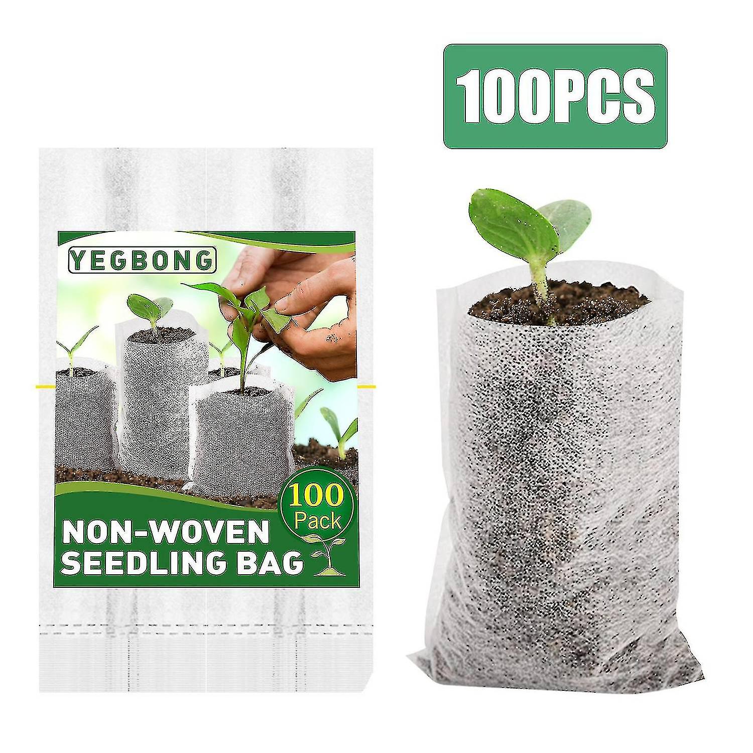 Seedling Bag Fruit Protection Bag 15x19cm Planting Seedling Non-woven Nutrition Bag Gardening Suppli