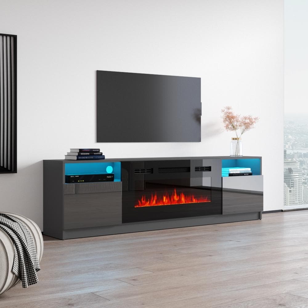 Strick   Bolton Amsden Electric Fireplace TV Stand