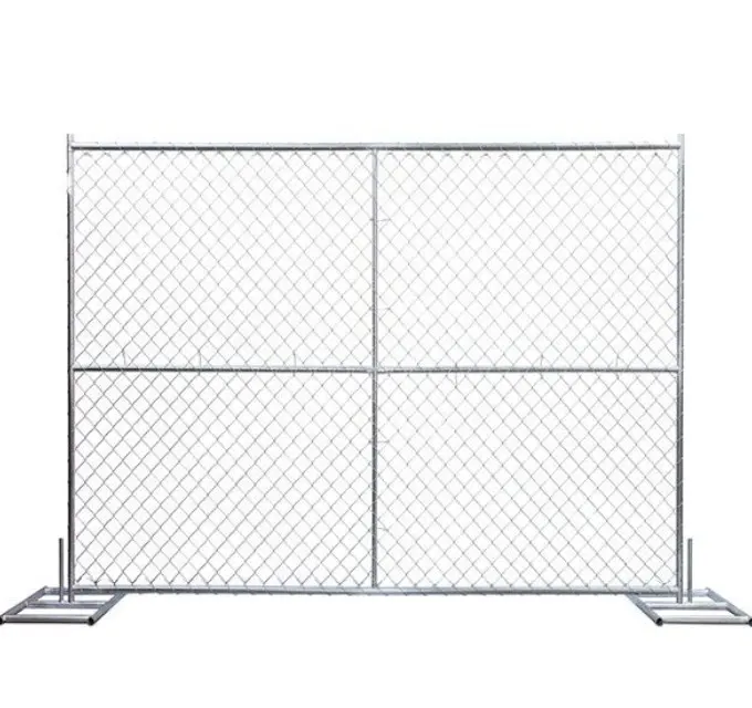 Factory supply hot dipped galvanized garden temp fence panels temporary tubular no dig fence 6x12 for usa