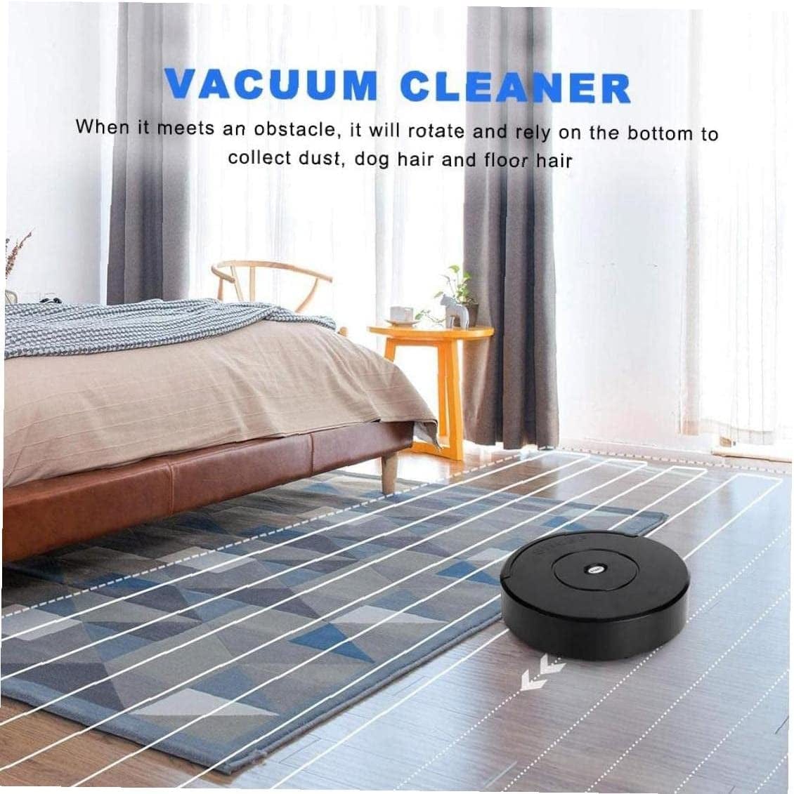 Zonster 1Pc Robot Vacuum Cleaner Cordless Strong Suction Floor Dust Sw