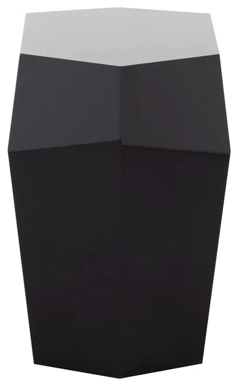 Julianna Black Side Table   Transitional   Side Tables And End Tables   by V.S.D Furniture  Houzz