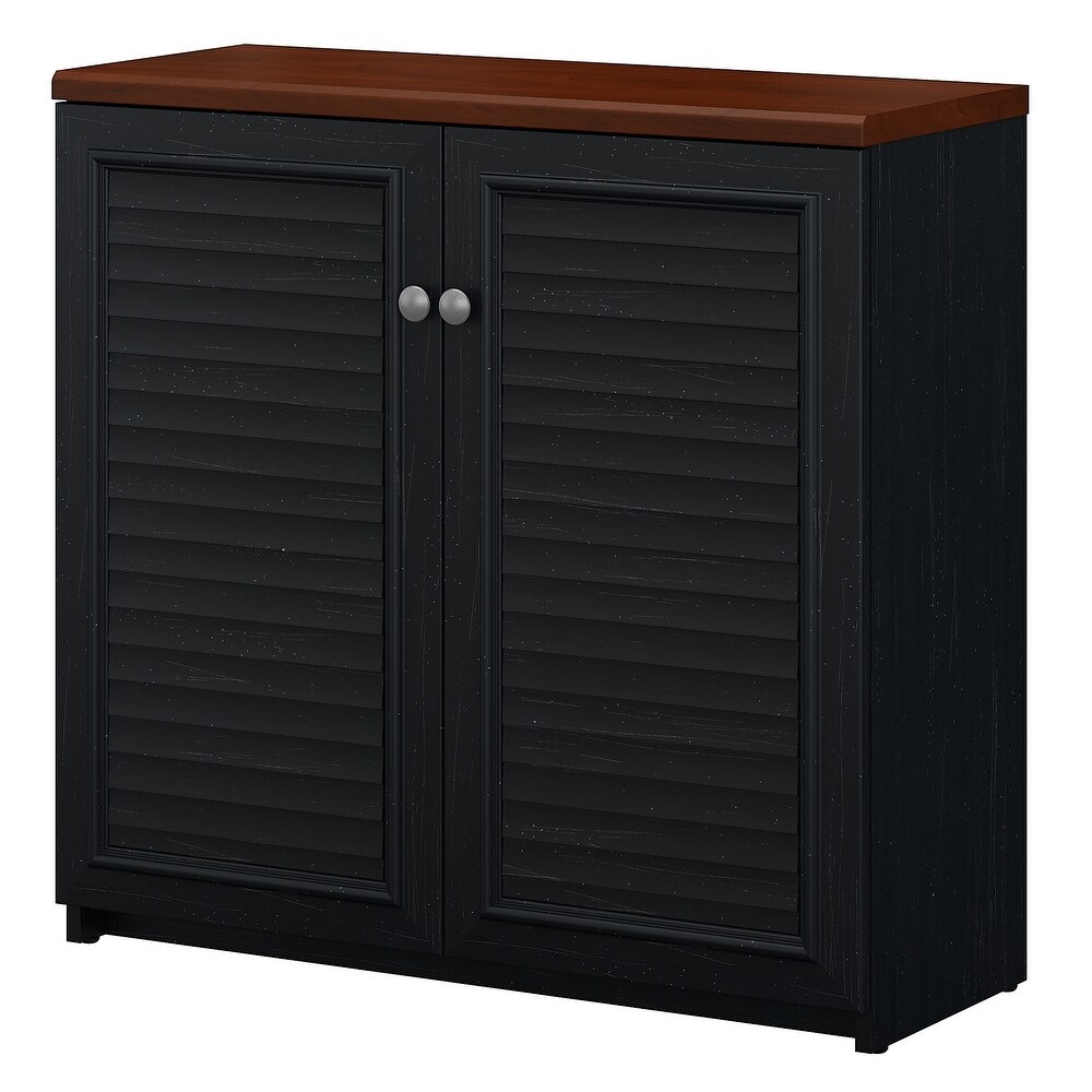 Fairview Storage Cabinet with Doors and Shelves by Bush Furniture   31.73\