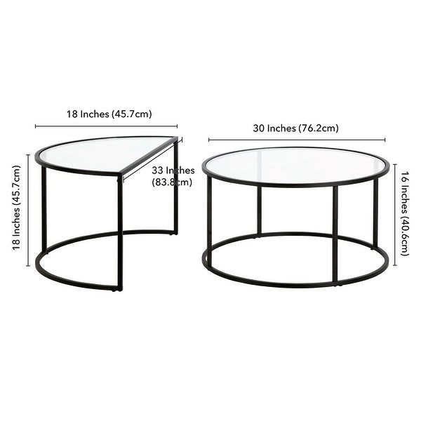 Luna Nested Coffee Table Set