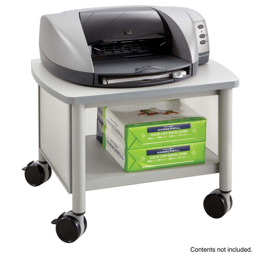 Small  Mobile Under Table Printer Storage Stand