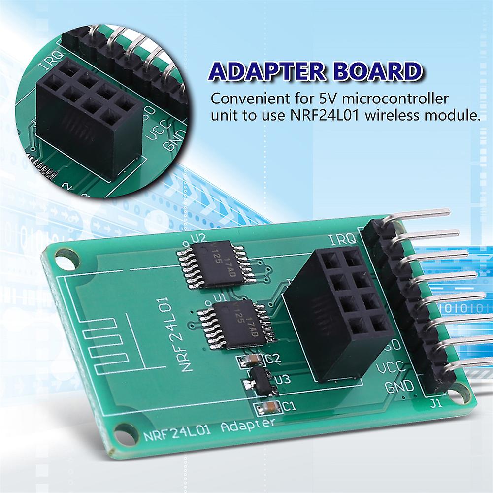 Adapter Module Nrf24l01 2.4g Hz Wireless Transceiver For 3.3v/5v Universal Network Object R3